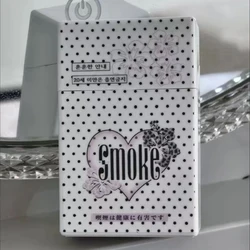 Retro Polka - Dot Flip - Top Cigarette Case with Card Storage (Cigarette case)