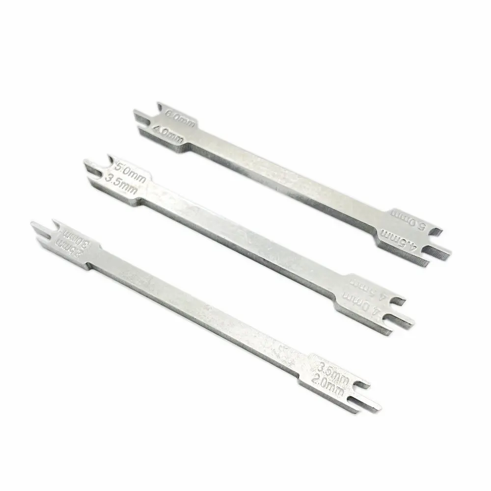 

3pcs/set Dental Bracket Gauge Locator Stainless Steel Rod Bracket Positioner Orthodontic Materials Instruments Size 2.0-6.0