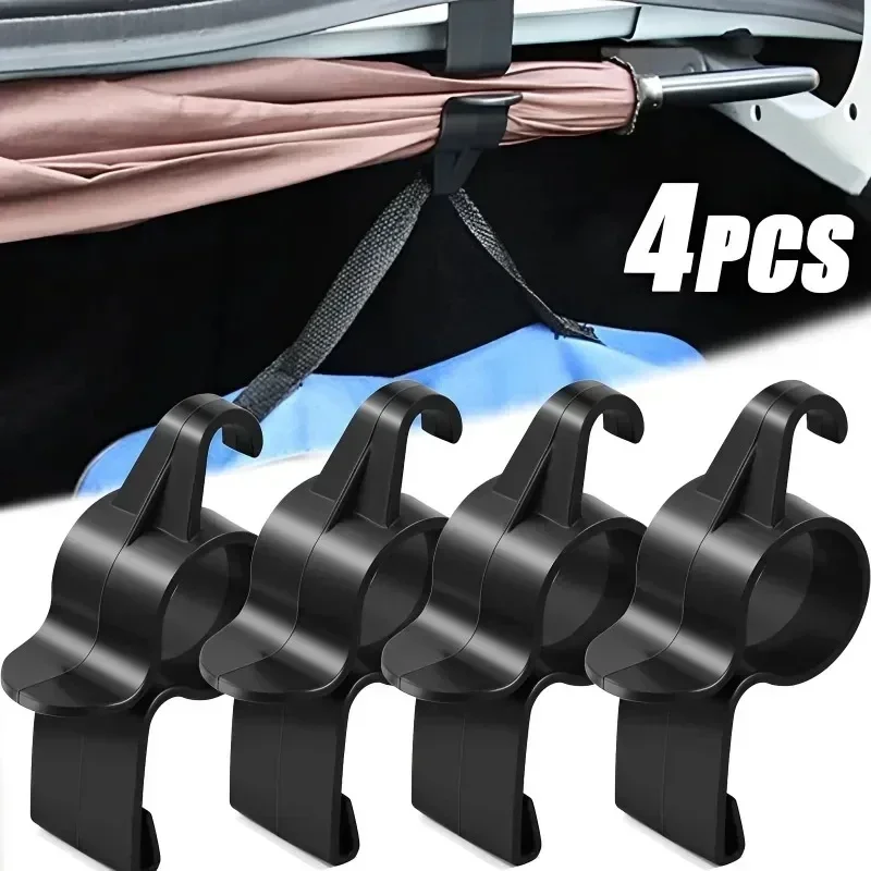 Universal Car Trunk Hook Umbrella Hanger Plant Towel Hook Car Accessories Interior Multifunctional Fastener Organizer Clip