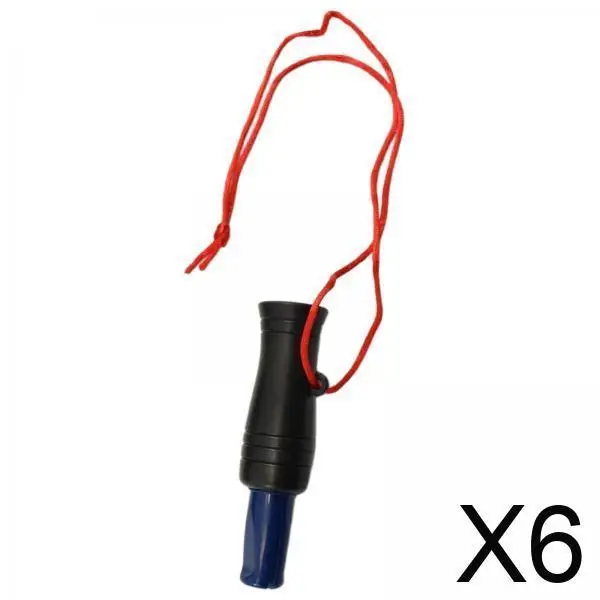 Pack de 6 sifflets appeaux canards - Leurres d'oiseaux pour chasse aux oies et gibier d'eau