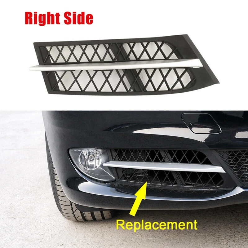 

Car L&R Front Bumper Side Opened Cover Grille Trim For BMW 5 Series F07 GT 2010-2013 Replacement Accessories