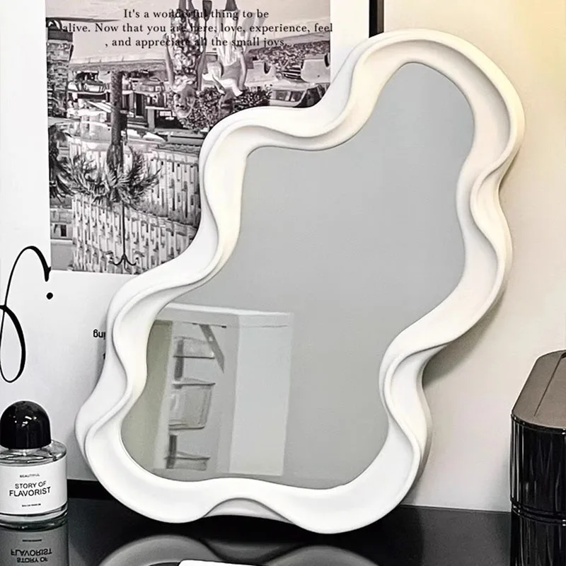 

Cloud Cute Mirror Vanity Sticker Free Shipping Living Room Mirror Dressing Table Infinity Custom Travel Spiegels Home Products