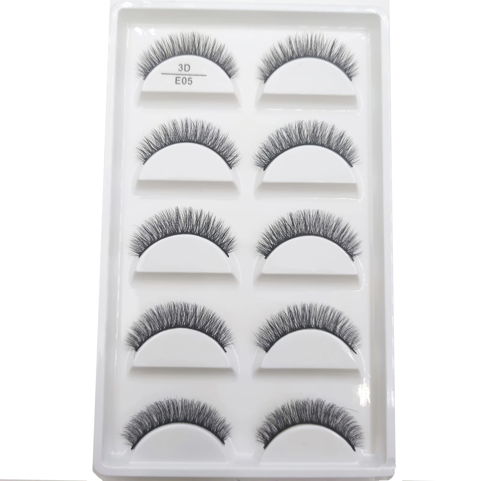 22 Style 5 Pairs 3D Natural Soft Mink False Eyelashes Makeup Fake Eye Lashes Faux Cils Make Up Beauty Maquiagem E01 H13 X08 5