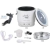 Car Mini Rice Cooker 12V 24V 220V Portable Smart Steamer for Self-driving - Ideal for 1-2 People. 1