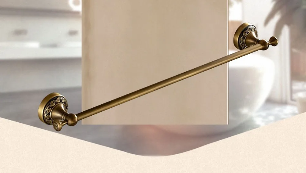 Description Picture 2 of itemBathroom Accessories Antique Brass Collection, Towel Ring, Paper Holder, Toilet Brush, Coat Hook, Bath Rack, Soap Dish, Faucet