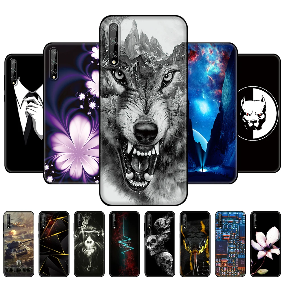 

Чехол для Huawei Y8P 6,3 дюйма, мягкий силиконовый чехол из ТПУ для телефона Huawei y8p 2020 Y 8P, задний бампер для huaweiy8p, черный чехол из ТПУ