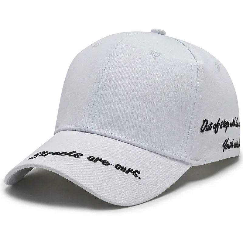Brand Mens Cotton Baseball Cap Hip Hop Letter Embroidery Snapback Caps for Women Street Casual Hard Top Trucker Dad Hats 2
