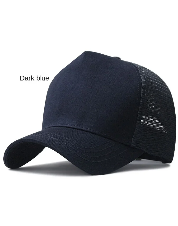 Big Head Man Large Size Mesh Baseball Hats Outdoors Plus Size Sport Caps Dad Oversize Trucker Cap 56-61cm 62-66cm