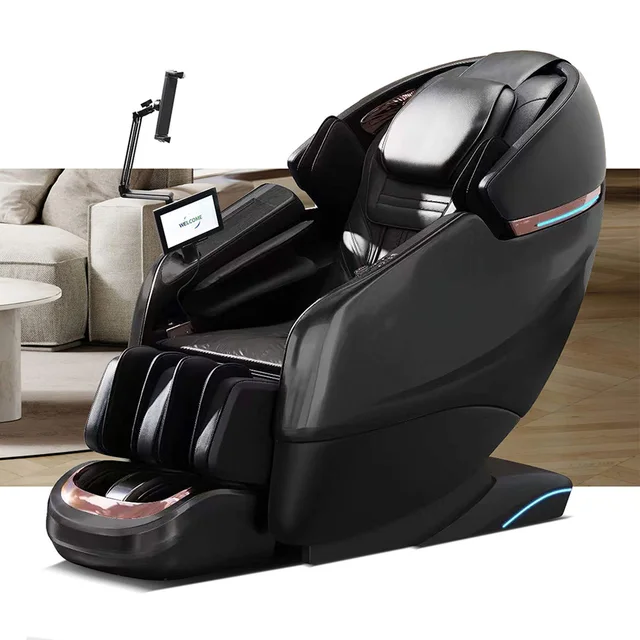 GUOHENG New Luxury Shiatsu Zero Gravity Massager Chair SL Track 4D Full Body Massager Chair for Body