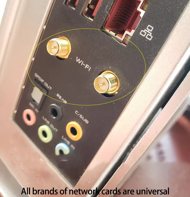 2.4G 5G Dual Band WiFi Antenna ASUS AC5300 Amplifier Magnetic Long Range Mobile Phone Router Modem Network Card Signal Booster