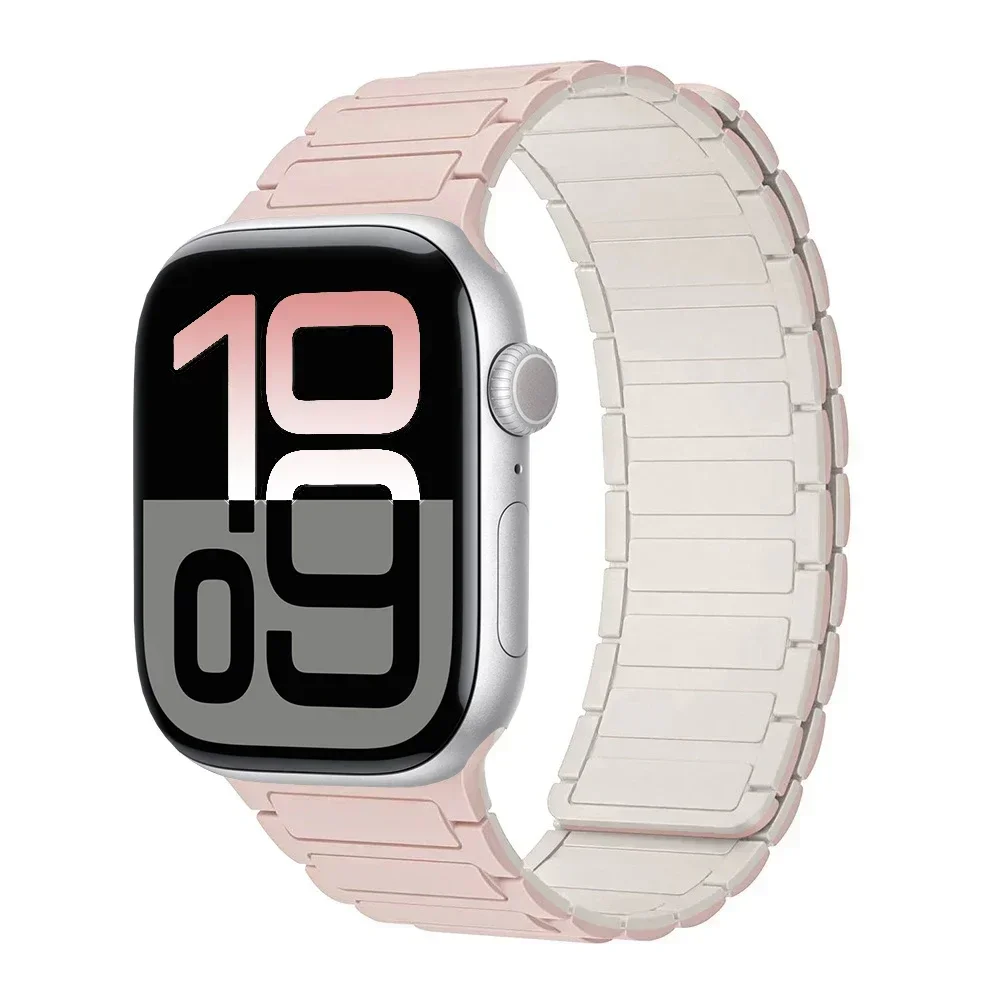 Magnetic Buckle Silicone Strap Bracelet