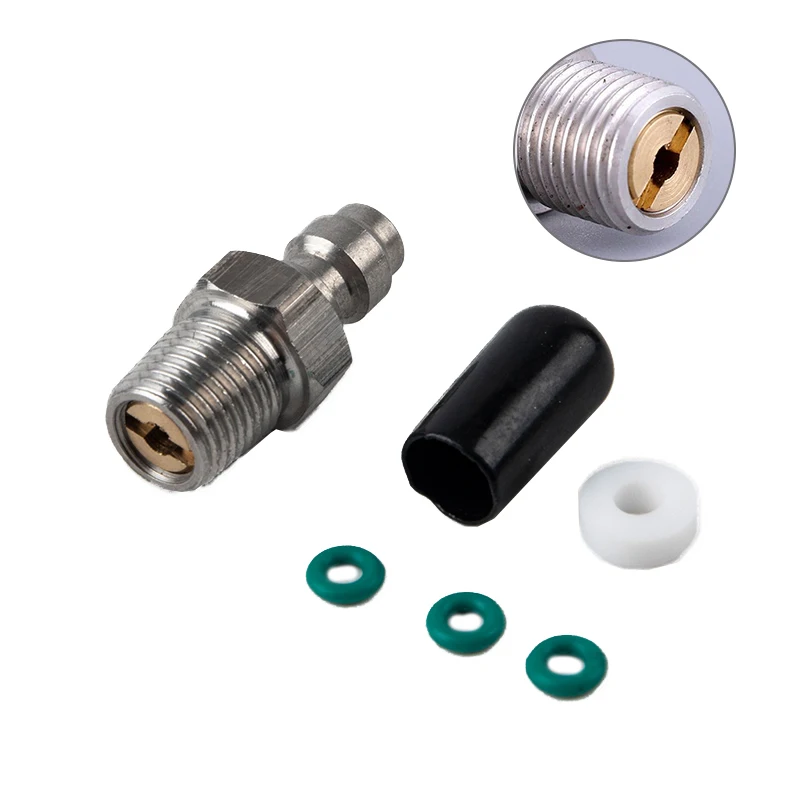 Cabezal De Botón Para Engrase - Rosca Interior De 9 Mm (G1/8-28) - Metal Plateado - Ideal Para Mangueras De Grasa