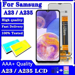 AAA+Quality A235 LCD For Samsung A23 A235F SM-A235F/DS LCD Display Touch Screen Digitizer Assembly For Samsung A23 4G LCD