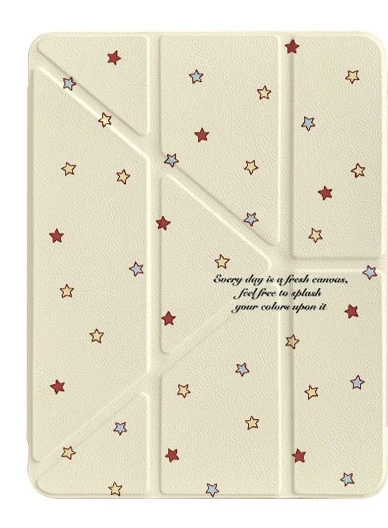 Star & Cartoon Animals Foldable Tablet Case
