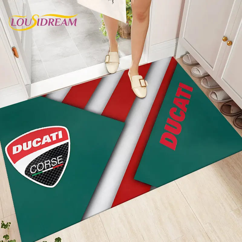 

Ducati 3d Ptinted Rugs and Carpets for Home Living Room BedRoom Decoration Area Rug Doormat Kitchen Bathroom Non-slip Floor Mats