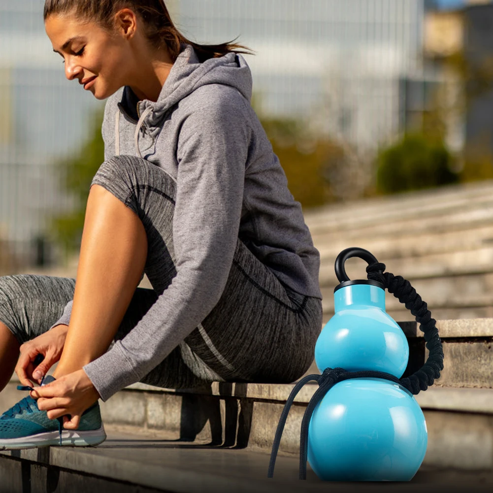 800ml Gourd Water Bottle with Straps Wu Kong Water Kettle Large Capacity Gourd Shaped Water Kettle for Wu Kong Game Fan