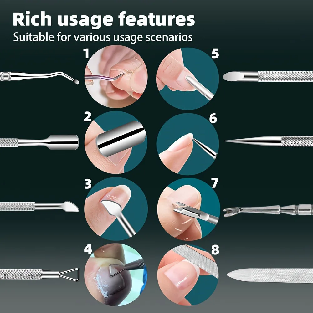 Stainless Steel Cuticle Remover Set Image 1