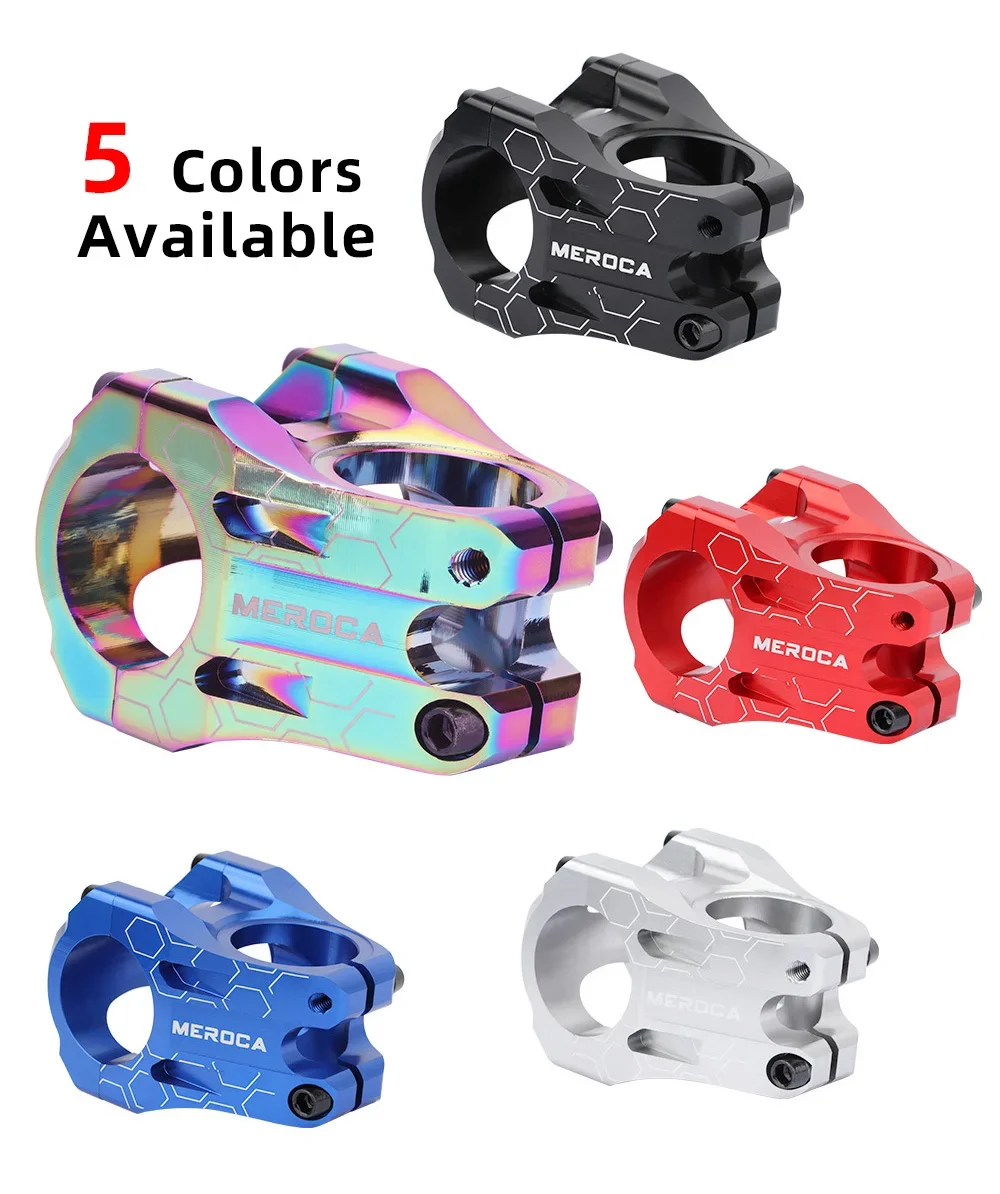MEROCA MTB Stem 31.8x35mm High-strength Short Handlebar Stem Aluminum ...