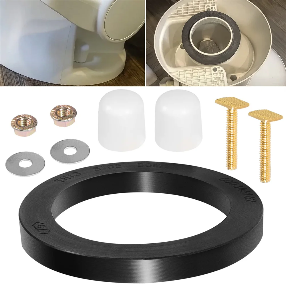 RV Toilet Seal Kit Parts For 385311652 RV Toilet Seal Kit And 385311653 RV Toilet Flush Seal For Dometic 300/310/320 RV Toilet 2pcs upgraded rv toilet seal kit fits for dometic 300 310 320 replace 385311652 seal gasket and 385311658 flush ball seal