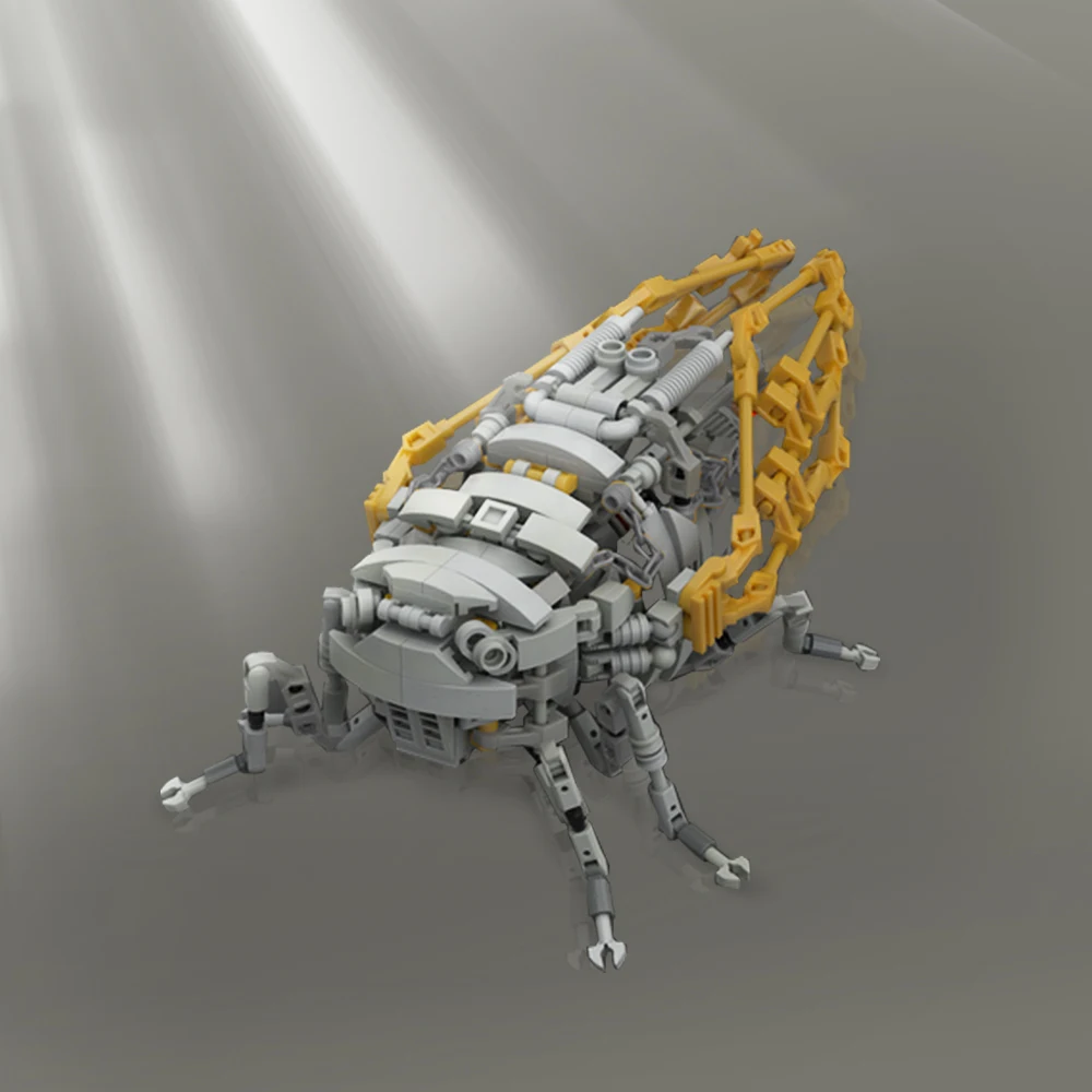 

Gobricks Mechanical Cicada Carrier Building Blocks Moc Creative Mode A Model DIY Sets Bricks Ideas Toys for Kids Adult