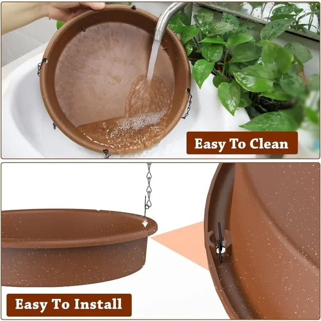 Vasca Per Uccelli Da Balcone A Energia Solare - Fontana Con Morsetto, Per Colibrì E Altri Uccelli, Da Appoggio O Da Fissare - Foto 4