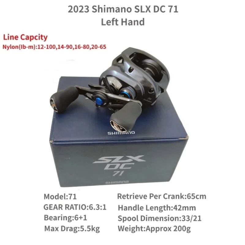 シマノ　SLX 71XG 8.2 Shimano 20 SLX DC 71XG Left Handle 8.2 BaitCasting Reel | eBay