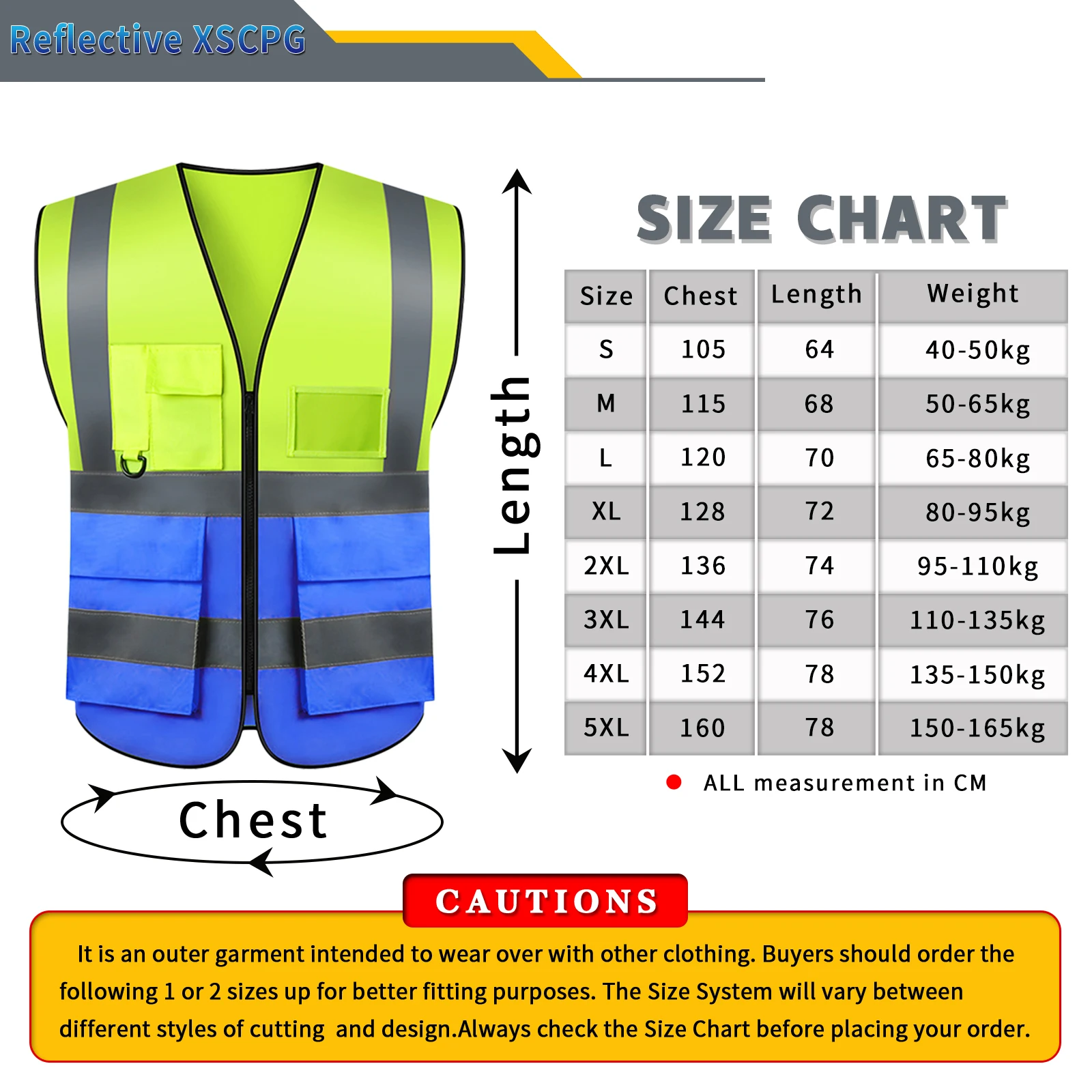 Safety Vest ANSI Class 2 Standard For Construction Work Volunteer Builders