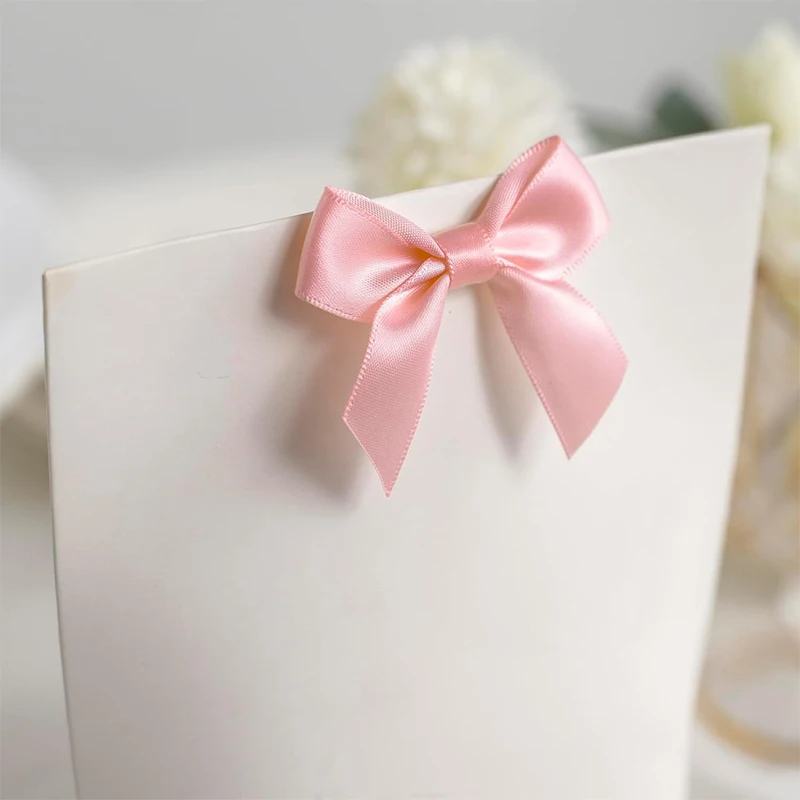 2cm 리본 매듭, 접착식 뒷면, 화려한 리본 장식, 결혼식, 기념일, 휴일 장식, 수제 DIY 의류 액세서리
