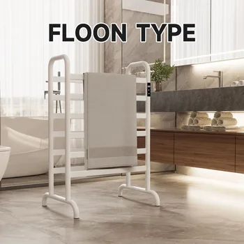 ราวแขวนผ้าเช็ดตัวไฟฟ้าอลูมิเนียมแบบตั้งพื้น พร้อมหน้าจอสัมผัส ตั้งเวลาได้ ปรับความร้อนได้ อุปกรณ์ในห้องน้ำ 1