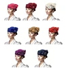 Teaparty Hat Cocktail Party Hat for Female Fabric Flower Fascinator Hat Pillbox Hat Role Play Bowler Party Supply 6