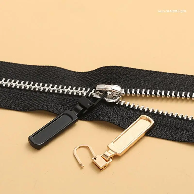 Metal Zipper Slider Leather Coat Zipper Repair Metal Repair
