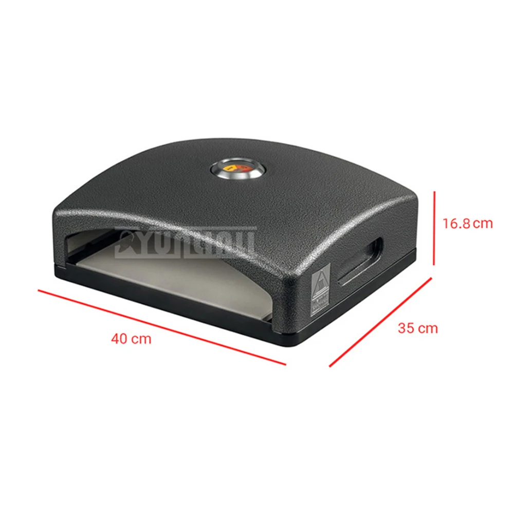 Pizza Oven with Thermometer Household Portable Pizza Oven Scones Toast