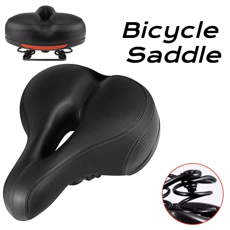 Description Picture 2 of item1pc Bicycle Seat Cushion Saddle Ultra Soft Thickened Shock-absorbing Bicycle Riding Accessories Mountain Bike Seat Cushion Seat