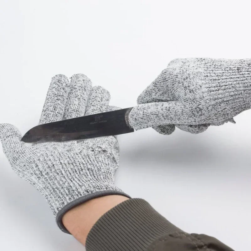 1 Pair Cut Resistant Safety Gloves - Multi-Purpose Anti-Scratch Protection for Industry, Gardening, Glass Handling Work Gloves