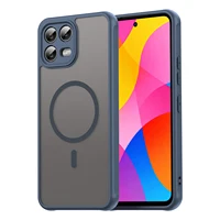 For T-Moble REVVL 8 Pro Phone case, Frosted magnetic phone case with colorful design For T Phone 3 Pro Black Cases Cover