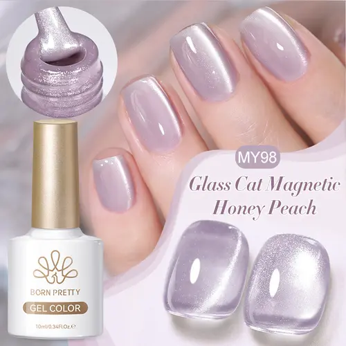 BORN PRETTY 10ml Water Light Cat Magnetic Gel Nail Polish Vernis Semi Permanent Soak Off Crystal Gel Polish For Nails Manicure - Image 3