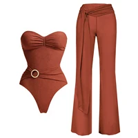 3Pcs Bandeau Biquini 2026 Sexy Women Swimsuit Female Push Up Swimwear Micro Bikini Bathingsuit Beachwear Shiny Brazilian Biquini - Image 2