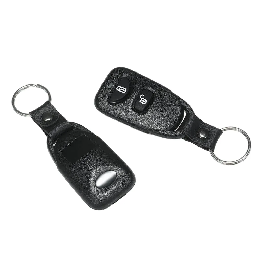 차량 문짝 잠금 장치, 범용 차량 문짝 잠금 장치, 도난 방지 시스템, 휴대용, 12V, 2 리모컨