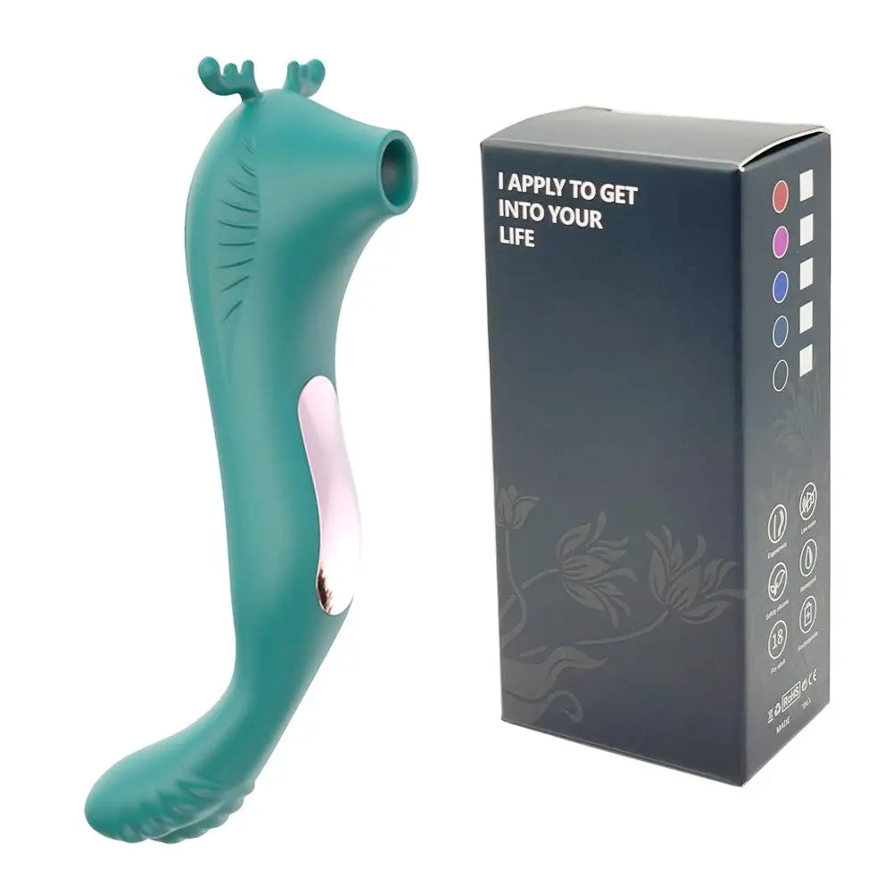 Adult Goods Sucking Vibrator for Women Nipple Clitoris Sucker Stimulator Female Massager Vibrating Sex Toys Reindeer Tail