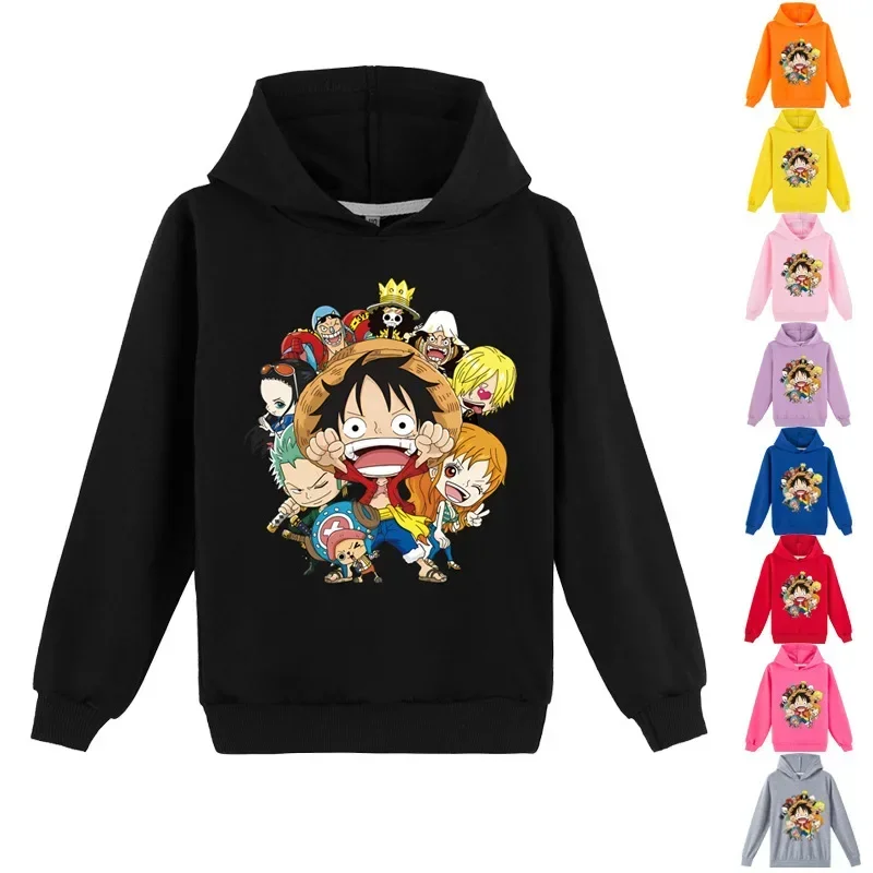 

One Piece New Sweater Spring Autumn Winter 2024 Boys Children's Clothing Girls Tops Autumn Middle and Older Boys Handsome