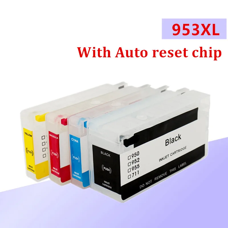 

Empty for hp 953XL Refillable Ink Cartridge compatible For HP953 953 xl OfficeJet Pro 7720 7740 8210 8710 8715 8718 8720 8725