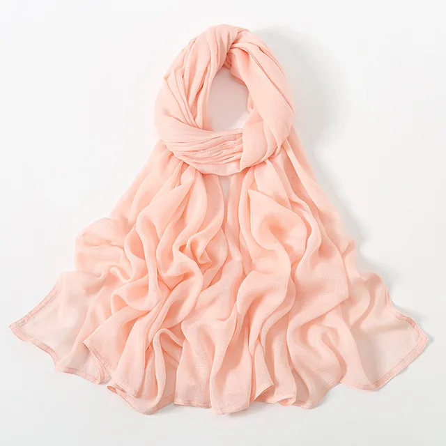 Nouveau grande taille solide rayonne Modal Hijab écharpe femmes musulman foulard enveloppes châle Femme Musulman bandeau islamique Turban 190*85 cm