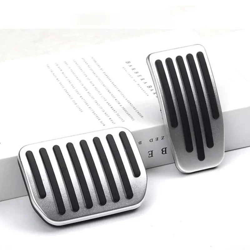 Aluminum Alloy Brake Accelerator Foot Pedal Cover for Tesla Model Y-Model 3 Highland 2pcs car accessories car pedals pedal cover