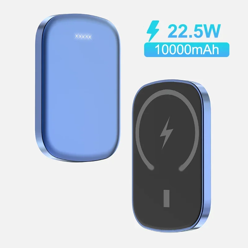 

Wireless Magnetic Portable Charger 10000mAh 5000mAh PD 20W Wireless Power Bank Battery Pack for iPhone 15/14/13/12 Serie