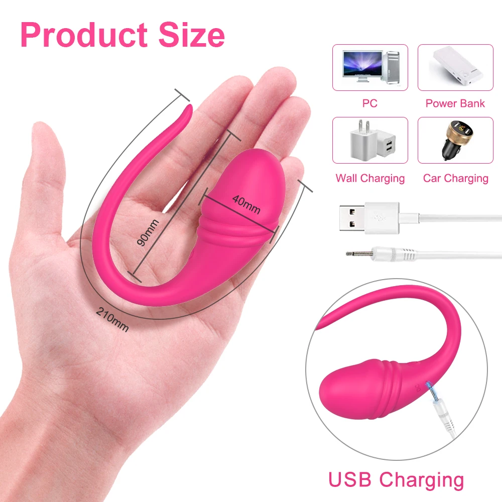 Spot Dildo G Vibrator for Women Wireless APP Remote Control Wearable Vibrating Love Egg Clit Stimulator fo_voghion.com