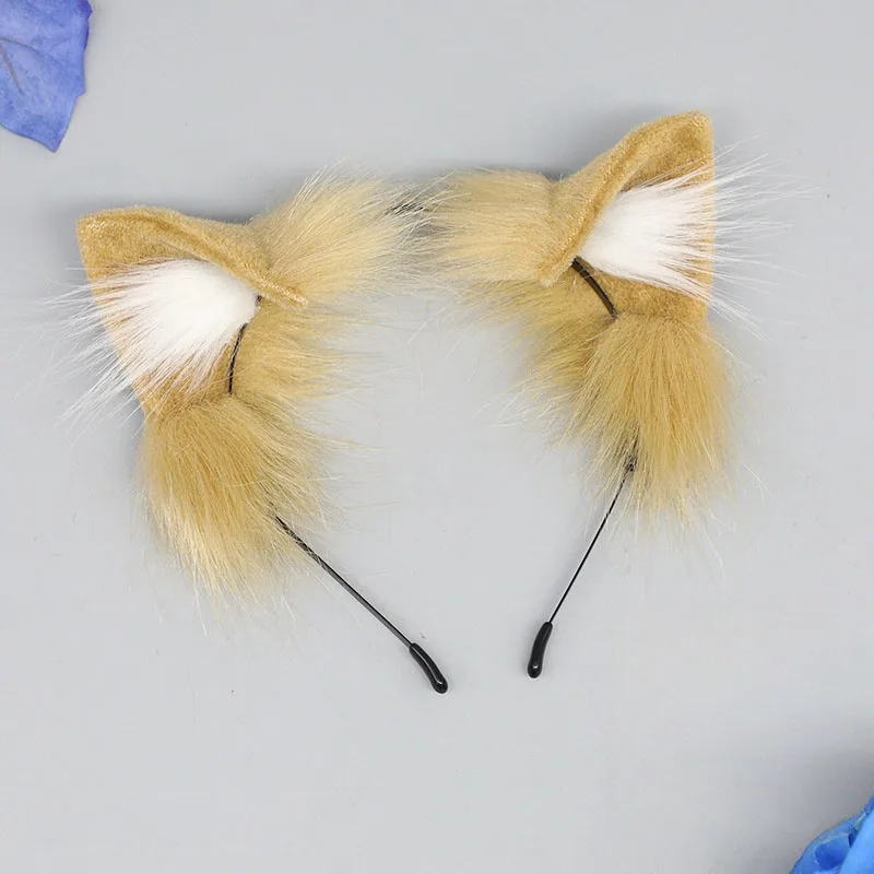 VIGVAN Orecchie per cosplay di gatto, accessori punk gotico croce