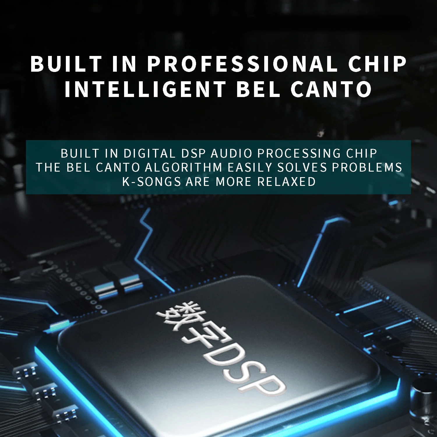 Original BGN Y6001 Live Sound Card Audio Singing Live Integrated Machine Host Singing Equipment Wireless Bluetooth Speaker 5