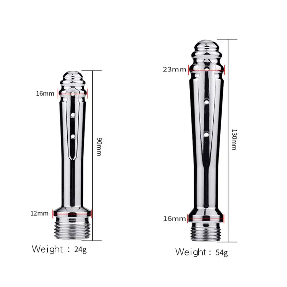 7 Holes Side Opening Enema Bidet Anal Douche Shower Cleaning Enemator Metal Anal Cleaner Bathroom Accessories 6