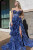 Light Blue Lace Tiered Long Prom Dress with Slit Sweetheart Sleeveless Tulle Evening Dresses Sparkling A-Line Formal Party Gowns #6