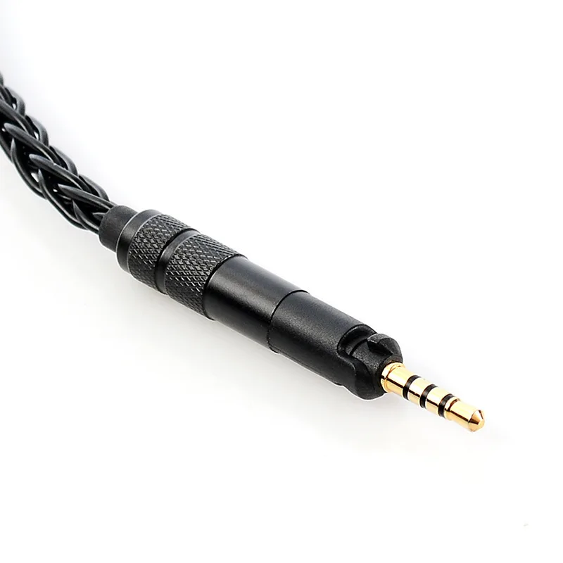 3.5mm or 4.4mm balanced headphone cables for ATH-M50x M40x M70x Sennheiser HD598 HD598se HD400pro HD560S HD599 Audio Cable